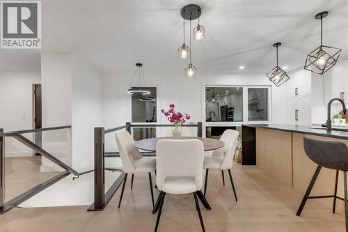 9419 Academy Drive Se, Calgary, AB - Indoor Photo Showing Dining Room