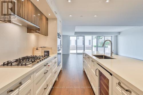 VIRTUALLY STAGED - 214 - 155 Merchants' Wharf, Toronto, ON - Indoor Photo Showing Dining Room