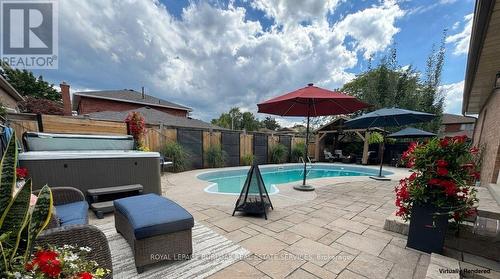 565 Harmony Avenue, Burlington, ON - Outdoor With In Ground Pool With Deck Patio Veranda