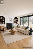 \"Virtually Staged\" Living Room - 