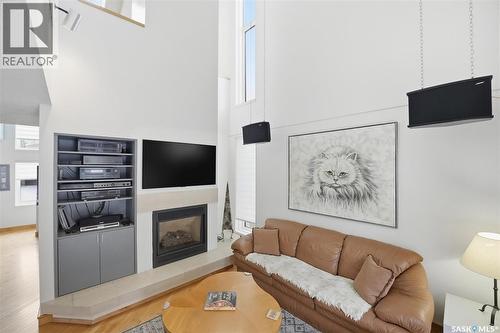 206 Gathercole Crescent, Saskatoon, SK - Indoor With Fireplace