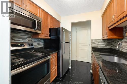 9099 Riverside Dr E Unit# E1017, Windsor, ON - Indoor Photo Showing Kitchen