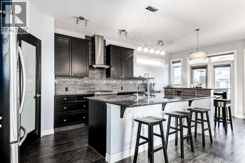 14 Marquis Heights Se, Calgary, AB - Indoor Photo Showing Kitchen With Upgraded Kitchen