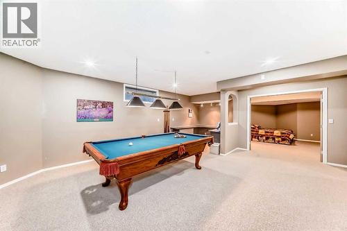 Games area pool table included! - 11931 Valley Ridge Drive Nw, Calgary, AB - Indoor Photo Showing Other Room