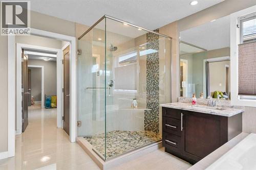 Primary Ensuite - 173 Sage Meadows Circle Nw, Calgary, AB - Indoor Photo Showing Bathroom