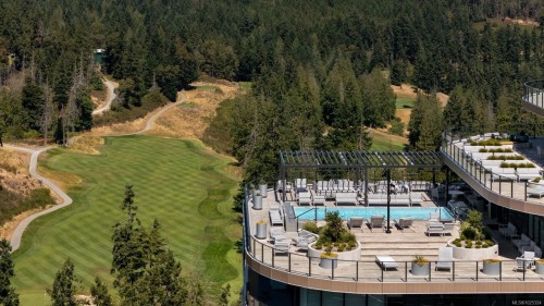 1413-2000 Hannington Rd, Langford, BC - Outdoor With In Ground Pool With View