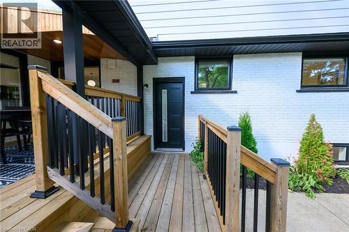 162 Stone Church Road E, Hamilton, ON - Outdoor With Deck Patio Veranda With Exterior