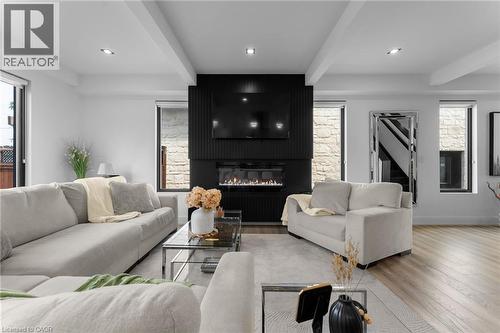 14 Willowbrook Drive, Welland, ON - Indoor Photo Showing Living Room With Fireplace