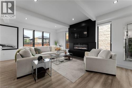 14 Willowbrook Drive, Welland, ON - Indoor Photo Showing Living Room With Fireplace