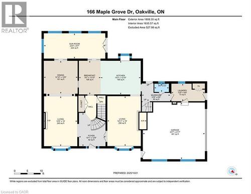 View of property floor plan - 166 Maple Grove Drive, Oakville, ON - Other