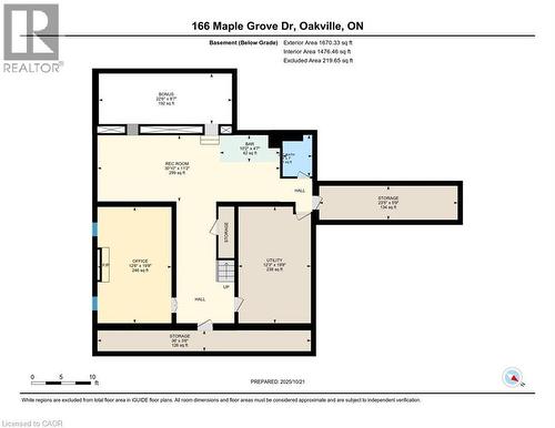 View of room layout - 166 Maple Grove Drive, Oakville, ON - Other