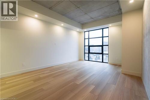 Spare room with light wood finished floors and recessed lighting - 24 Augusta Street Unit# 305, Hamilton, ON - Indoor Photo Showing Other Room