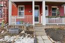 Entrance to property featuring brick siding and covered porch - 313 Mary Street, Hamilton, ON  - Outdoor 