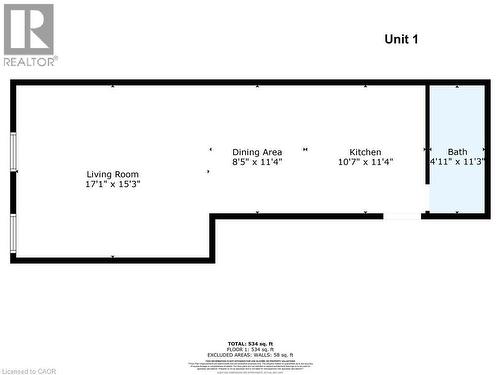 Unit 1 - 93 John Street S, Hamilton, ON 