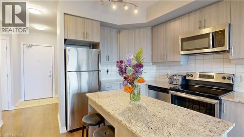 560 North Service Road Unit# 304, Grimsby, ON - Indoor Photo Showing Kitchen With Stainless Steel Kitchen
