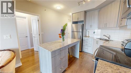 560 North Service Road Unit# 304, Grimsby, ON - Indoor Photo Showing Kitchen With Stainless Steel Kitchen With Double Sink