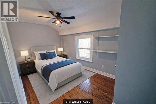 Virtually Staged - 205 Main Street E, Grimsby, ON - Indoor Photo Showing Bedroom