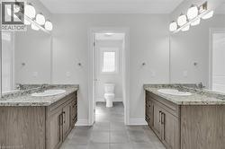 Bathroom with two vanities - 