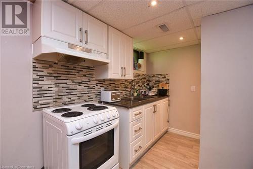 205 Ivon Avenue, Hamilton, ON - Indoor Photo Showing Kitchen With Double Sink