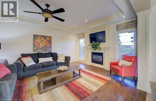 6379 Christopher Crescent, Niagara Falls, ON - Indoor Photo Showing Living Room With Fireplace