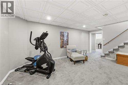 5940 Young Street, Grimsby, ON - Indoor Photo Showing Gym Room