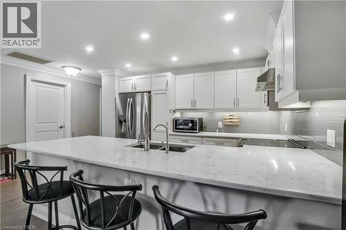 13 Sister Varga Terrace, Hamilton, ON - Indoor Photo Showing Kitchen With Double Sink With Upgraded Kitchen
