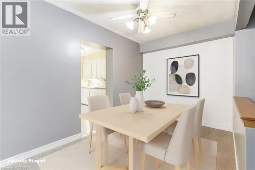 2418 New Street Unit# 1, Burlington, ON - Indoor Photo Showing Dining Room