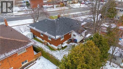 View of snowy aerial view - 557 Lake Street, St. Catharines, ON - Outdoor