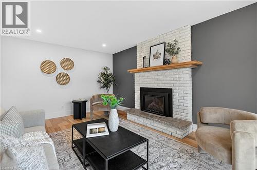 2347 Tweedsmuir Court, Burlington, ON - Indoor Photo Showing Living Room With Fireplace