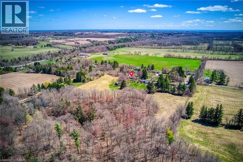 Birds eye view of property featuring a rural view - 1215 Britannia Road, Burlington, ON 