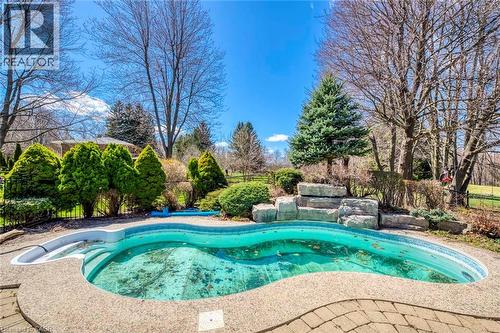 Outdoor pool featuring fence - 1215 Britannia Road, Burlington, ON 