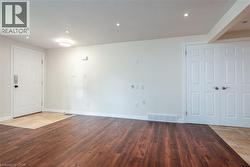 Spare room featuring recessed lighting and light wood finished floors - 