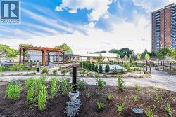 View of property's community featuring a pergola and a patio area - 