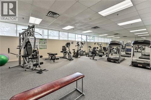 Gym - 2170 Marine Drive Unit# 1808, Oakville, ON - Indoor Photo Showing Gym Room
