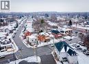 View of snowy aerial view - 219 Erie Avenue, Brantford, ON  - Outdoor With View 