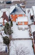 View of snowy aerial view - 
