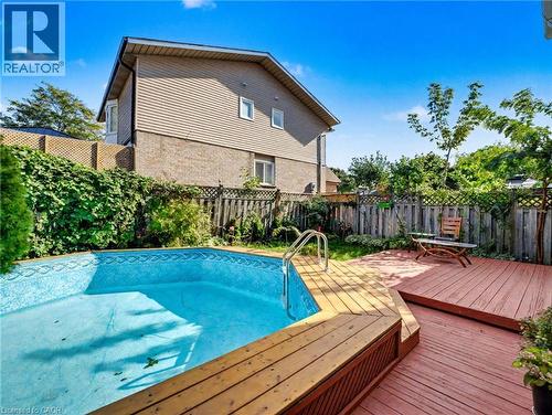 635 Rexford Drive, Hamilton, ON - Outdoor With In Ground Pool With Deck Patio Veranda