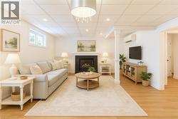 virtually staged image ,,, gas fireplace - 