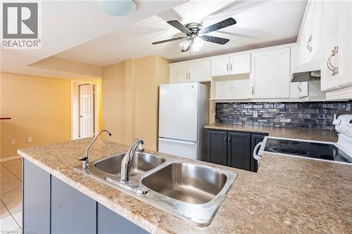 79 Munroe Crescent Unit# Lower, Guelph, ON - Indoor Photo Showing Kitchen With Double Sink