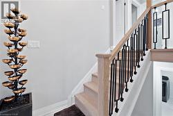 Stairs with baseboards - 