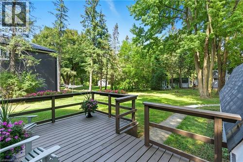 REAR DECK - 1402 6 Highway, Flamborough, ON - Outdoor With Deck Patio Veranda