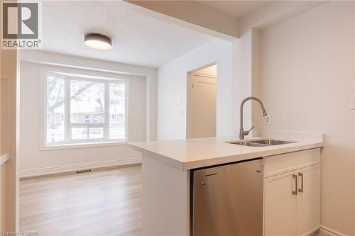 100 Brownleigh Avenue Unit# 288, Welland, ON - Indoor Photo Showing Kitchen With Double Sink