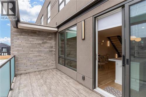 View of balcony - 151C Port Robinson Road, Pelham, ON - Outdoor With Exterior