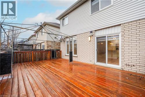 125 Steepleridge Street, Kitchener, ON - Outdoor With Deck Patio Veranda With Exterior