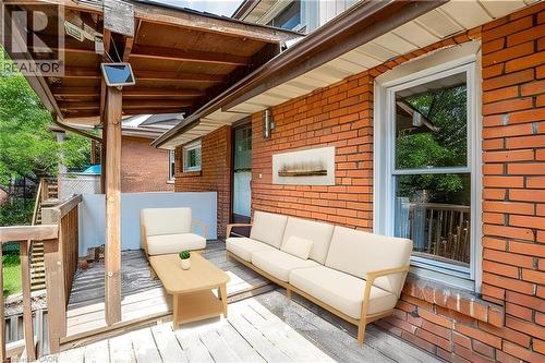 16 Eastbourne Avenue Unit# Upper, Hamilton, ON - Outdoor With Deck Patio Veranda With Exterior