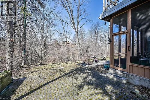 View of patio with a sunroom - 9 Daleview Court, Hamilton, ON - Outdoor