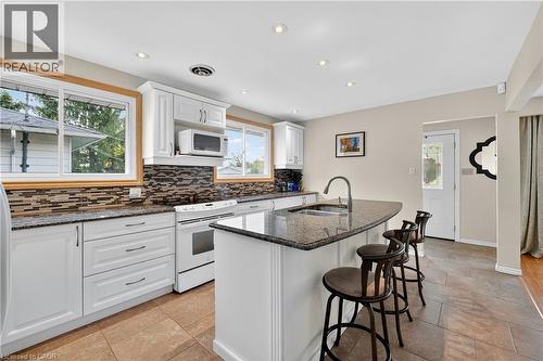 120 Kinross Street, Caledonia, ON - Indoor Photo Showing Kitchen With Double Sink With Upgraded Kitchen