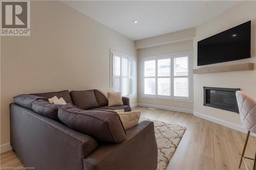 31 Southam Lane, Hamilton, ON - Indoor Photo Showing Living Room With Fireplace