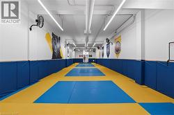 Surrounding community with community basketball court - 