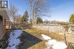 View of fenced backyard - 